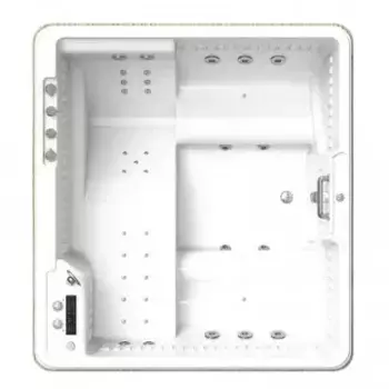 Минибассейн Radomir Цезарь 189х174 белый с гидромассажем