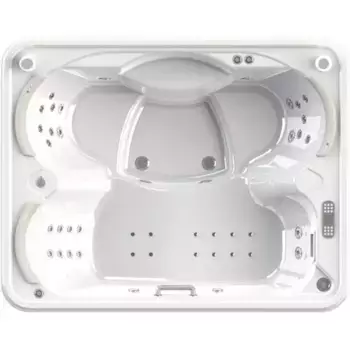 Минибассейн Radomir DeLuxe 214х168 белый-перламутр с гидромассажем