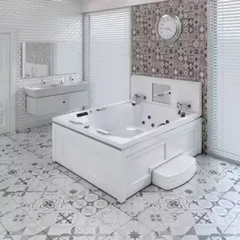 Минибассейн Radomir Римини 190х150 белый с гидромассажем