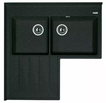 Мойка Адрия, черный FG