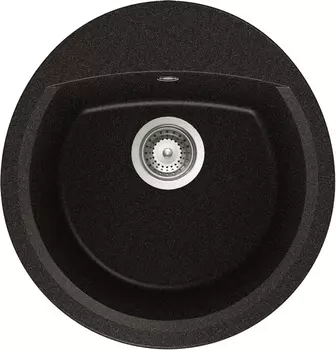 Мойка Eclipse 45 Cristalite корз.клапан оникс