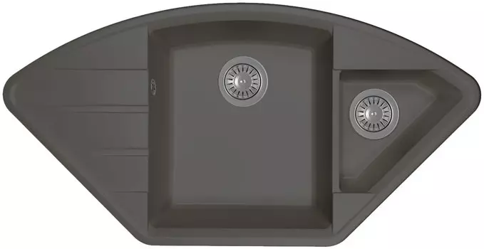 Мойка Flortek Крокус 980, антрацит FSm