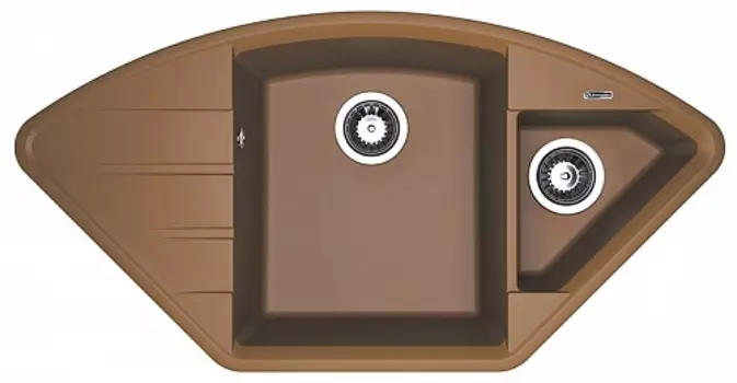 Мойка Flortek Крокус 980, капучино FSm