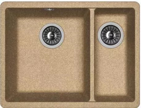 Мойка Flortek Ринг 335/160, коричневый FG