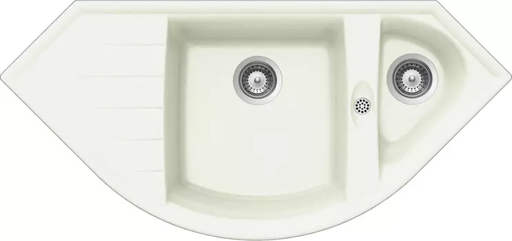 Мойка Genius 90С Cristalite альпина