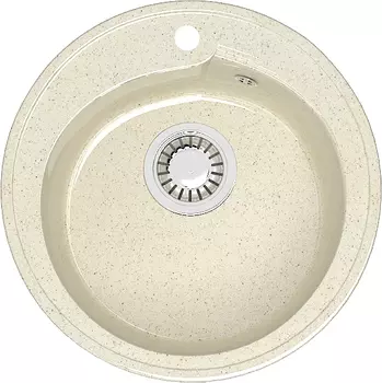 Мойка глянец, Венди Z4Q2, бежевый, 435*435*200, Granit MARRBAXX