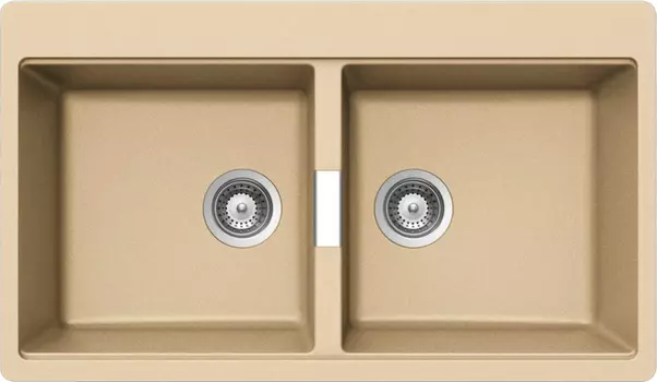 Мойка Horizont 90 Cristadur (монтаж в один уровень со столешницей) аворио