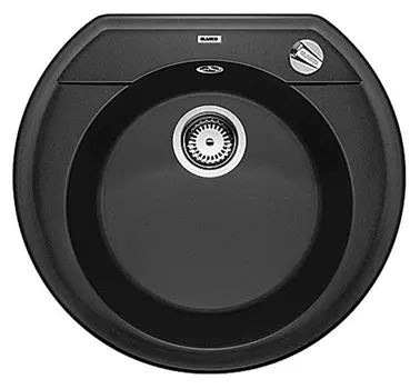 Мойка из гранита Blanco Rondoval черный (515679)