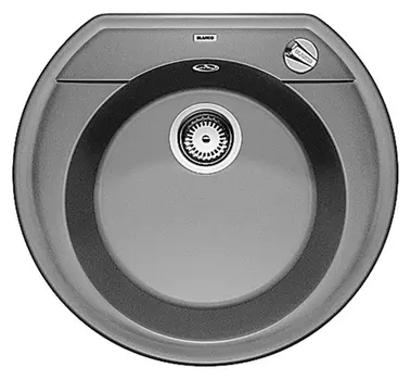 Мойка из гранита Blanco Rondoval серый (515670)