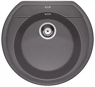 Мойка из гранита Blanco Rondoval Темная скала (518915)
