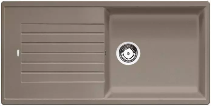 Мойка из гранита Blanco Zia Cерый беж (517576)