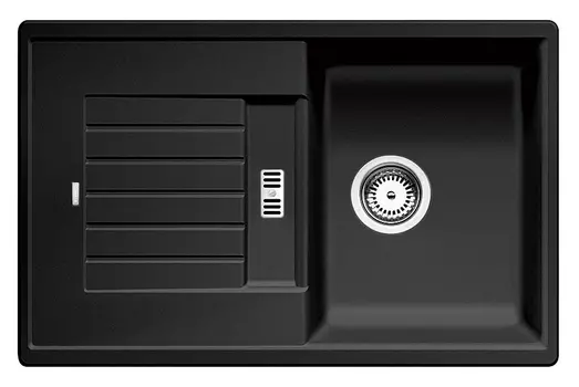 Мойка из гранита Blanco Zia черный (514732)