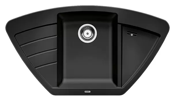 Мойка из гранита Blanco Zia черный (514764)