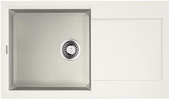 Мойка кухонная Omoikiri Sakaime Tetogranit 79х50 белый матовый