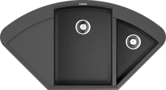 Мойка кухонная Omoikiri Sakaime Tetogranit 105.7х57.5 серый матовый, платина