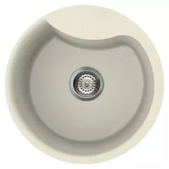 Мойка кухонная Omoikiri Yasugata Tetogranit 48.5х48.5 бежевый матовый, ваниль