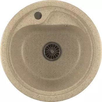 Мойка из искусственного мрамора MIXLINE ML-GM10 44x44 (525064)