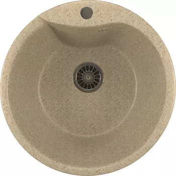 Мойка из искусственного мрамора MIXLINE ML-GM12 48x48 (525080)