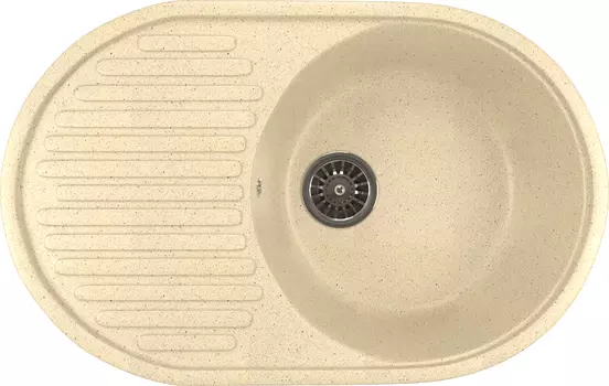 Мойка из искусственного мрамора MIXLINE ML-GM16 45,5x72 (525114)