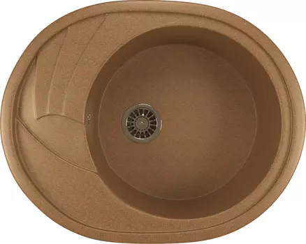 Мойка из искусственного мрамора MIXLINE ML-GM17 46,5x57 (525121)