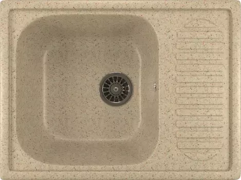 Мойка из искусственного мрамора MIXLINE ML-GM18 49x64 (525144)