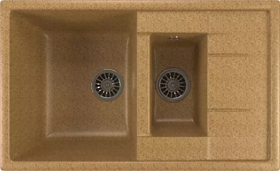 Мойка из искусственного мрамора MIXLINE ML-GM22 49,5x77 (525173)