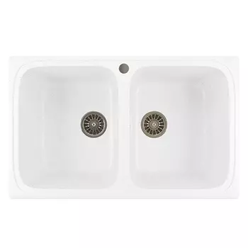 Мойка из искусственного мрамора MIXLINE ML-GM23 49,5x77,5 (532404)