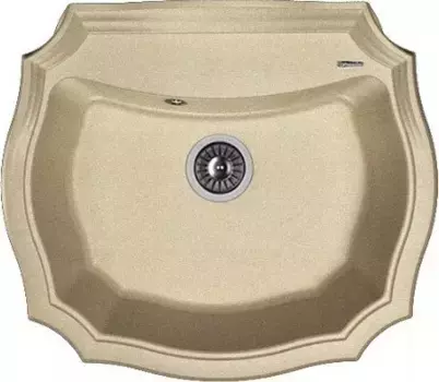 Мойка Эмилия 640, песочный FG