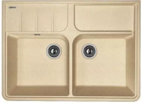 Мойка Эмилия 870, песочный FG