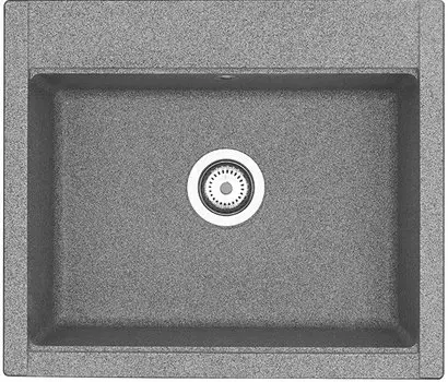 Мойка кухонная Акватон Делия серый (1A715232LD230)