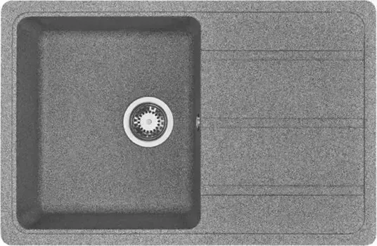 Мойка кухонная AQUATON Аманда серая