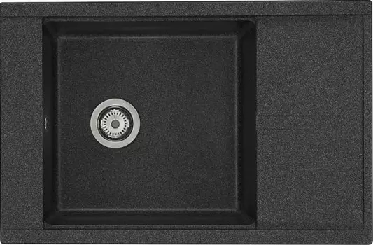 Мойка кухонная AQUATON Делия 78 графит