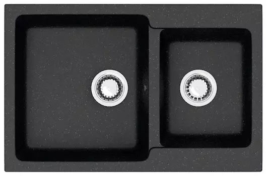 Мойка кухонная Azario Grand 76.5х50 черный (CS00079903)
