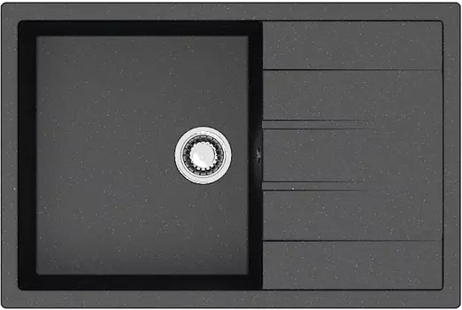 Мойка кухонная Azario Vision 75x50 черный (CS00078339)