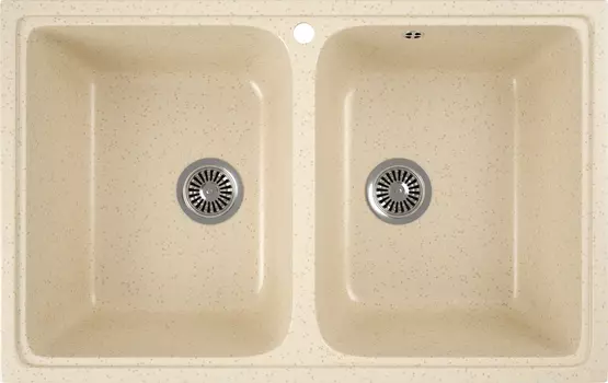 Мойка кухонная Domaci Бьелла DMC-15 бежевая