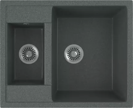 Мойка кухонная Domaci Бьелла DMC-21-343 антрацит