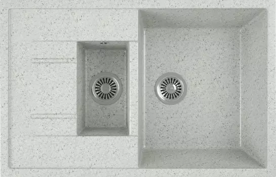Мойка кухонная Domaci Бьелла DMC-21K серая