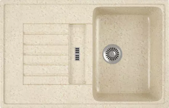 Мойка кухонная Domaci Бьелла DMC-24 бежевая