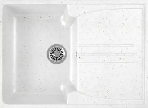 Мойка кухонная Domaci Бьелла DMC-40S белая