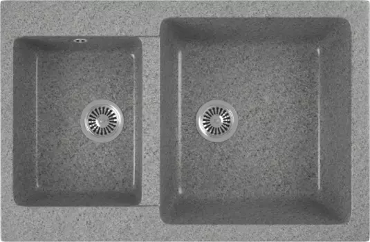 Мойка кухонная Domaci Бьелла DMC-76K-309 темно-серая