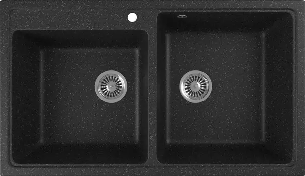 Мойка кухонная Domaci Бьелла DMC-85K черная