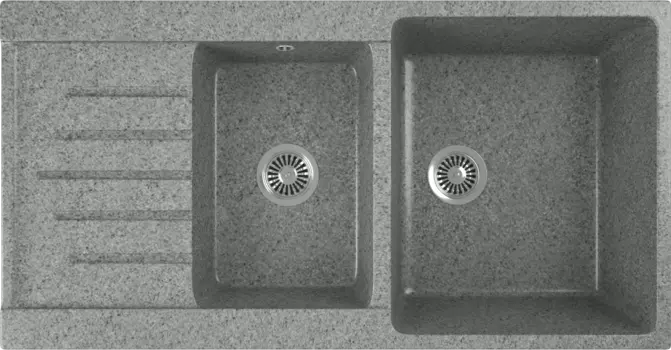 Мойка кухонная Domaci Бьелла DMC-98K-309 темно-серая