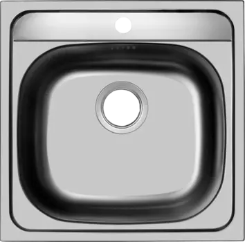 Мойка кухонная Domaci Равенна Ssik DCL 480*480 (6) TG