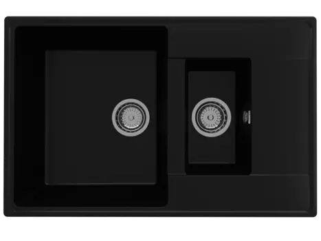 Мойка кухонная Domaci Солерно DP 780 1,5 K-07 уголь