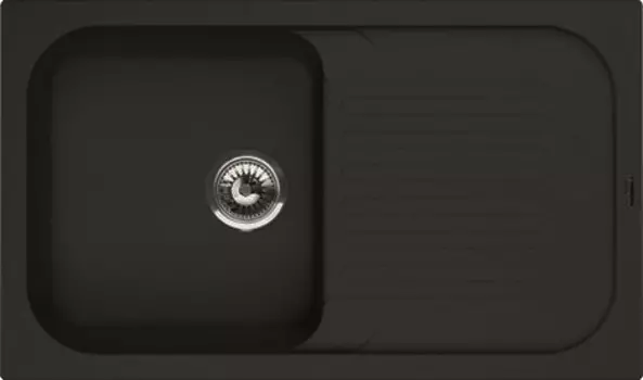 Кухонная мойка Florentina Арона 86х51 черная матовая