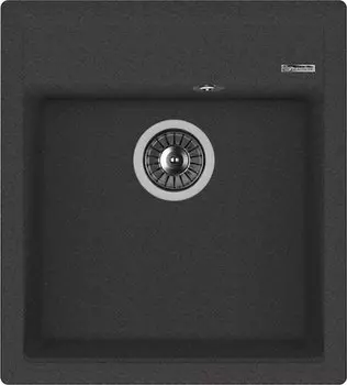 Кухонная мойка Florentina Липси 46х51 черная матовая