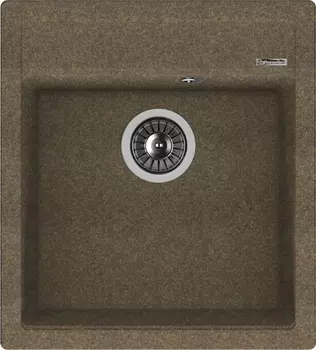 Кухонная мойка Florentina Липси 46х51 коричневая матовая