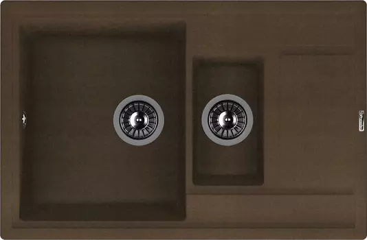 Мойка кухонная Florentina Липси 780К коричневый