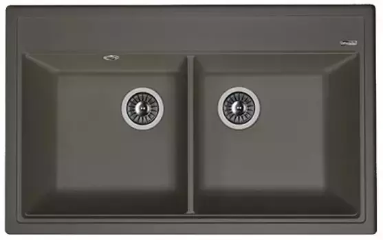 Мойка кухонная Florentina Липси 82х51 черный матовый