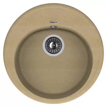 Кухонная мойка Florentina Лотос 51 бежевая матовая